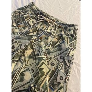 2021 Usher Ushbucks Limited Edition All Over Money Joggers Size Medium